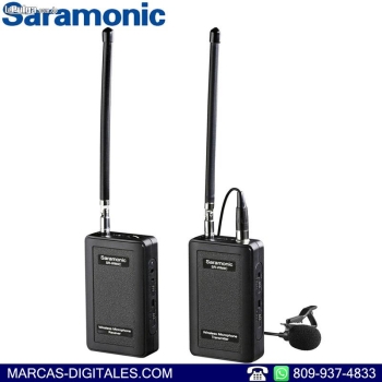 Saramonic sr-wm4c sistema de microfono inalambrico para camaras