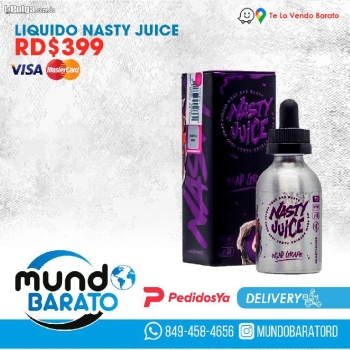 Liquido nasty juice version lata vaper electronico