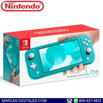 Nintendo switch lite azul consola de videojuegos portatil