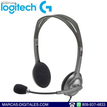 Logitech h111 audifonos con microfono conexion combo jack 3.5mm trrs