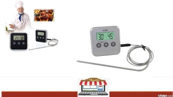 Termometro digital de cocina cooking temporizador termometro