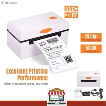 Impresora de etiquetas térmica usb  bluetooth etiqueta label