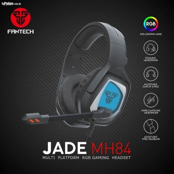 Headset fantech mh84 jade w/microphone gaming rgb