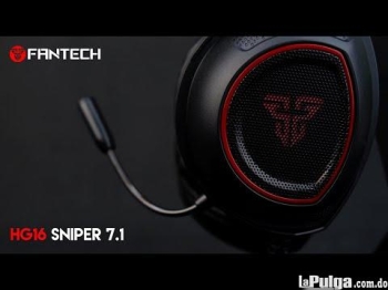 Headset fantech hg16 sniper gaming rgb