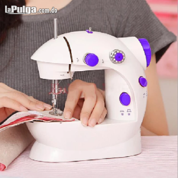 Mini máquina coser portátil con pedal