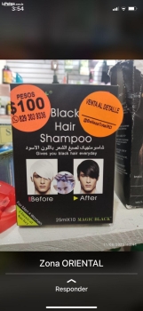 Shampoo negro para eliminar canas en 5 minutos yourthair