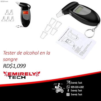 Alcoholimetro medidor de alcohol en la sangre tester de alcohol