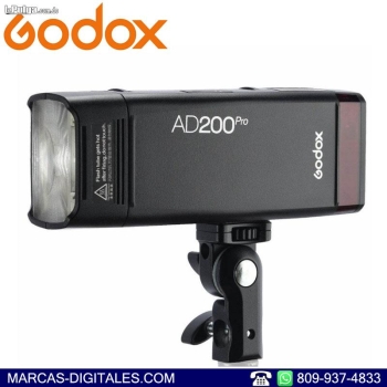 Godox ad200 pro flash modular portatil ttl hss de 200 watts