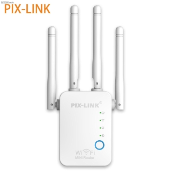 Repetidor wifi pix-link wr16 de 300mbps con 4 antenas