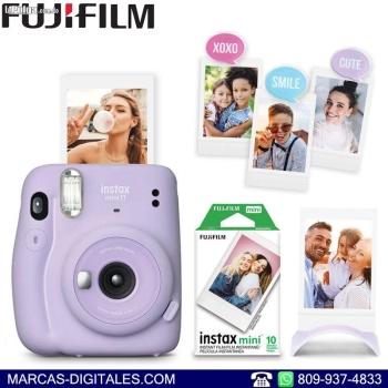 Fujifilm instax mini 11 bundle violeta camara foto instantanea