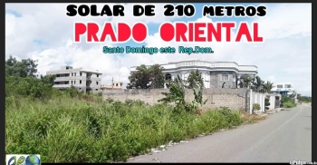 Solar en venta en la urbanizaciÓn prado oriental 210 metros