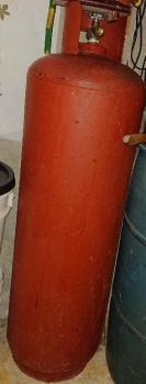 Tanque de gas usado de 100 lbs en puerto plata