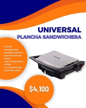 Universal plancha sandwichera