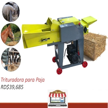 Trituradora cortadora procesadora de paja heno para alimento de animal