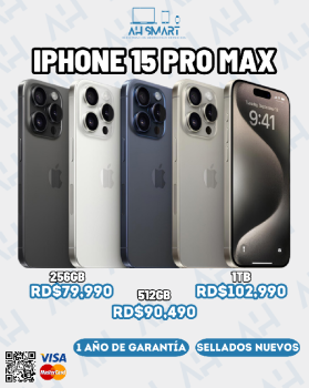 Iphone 15 pro / 15 pro max sellados nuevos factory 1 año de garantia