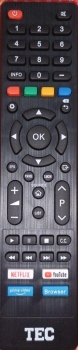 Control remoto para televisores tec smart tv