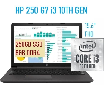 Laptop hp 15.6 pg. i3 10th gen iris 8gb ddr4 256gb ssd fhd 16000