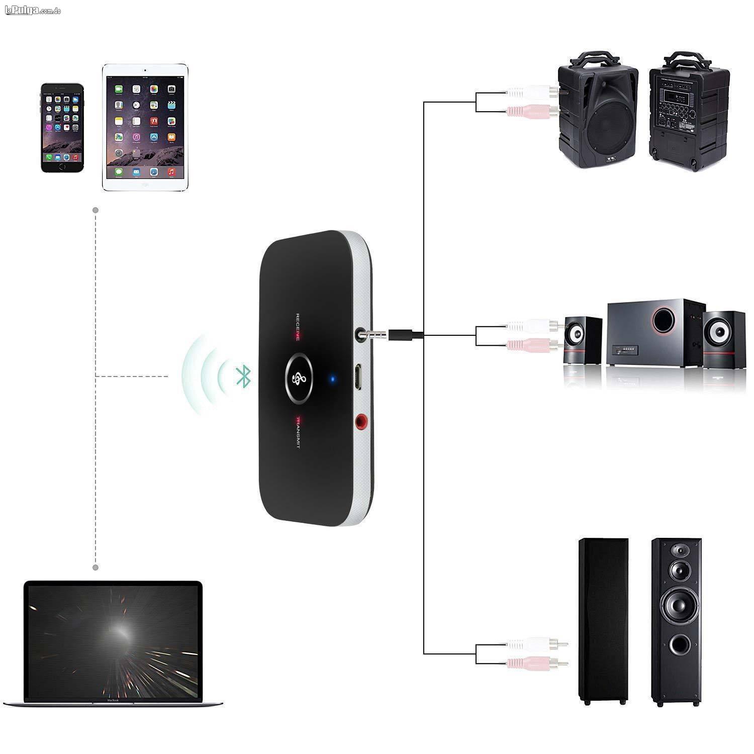 Transmisor Y Receptor Audio Bluetooth Inalámbrico 2en1 Foto 6567329-2.jpg