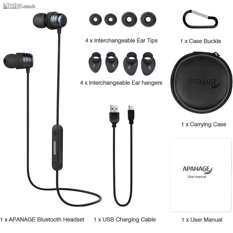 Audífonos Bluetooth Magnéticos Inalámbricos Marca APANAGE Impermeab Foto 6792617-1.jpg