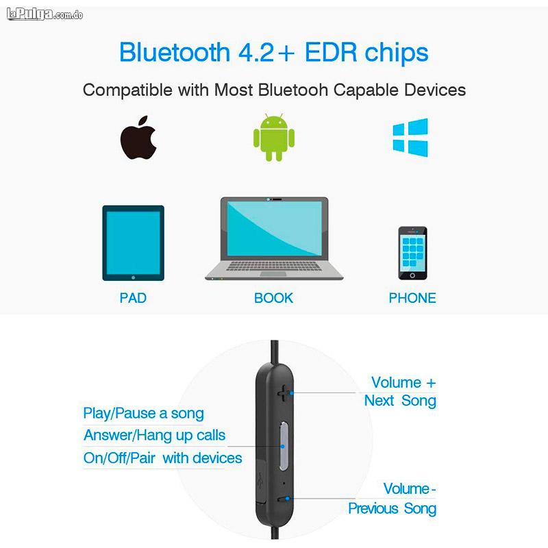 Audífonos Bluetooth Magnéticos Inalámbricos Marca APANAGE Impermeab Foto 6792617-5.jpg