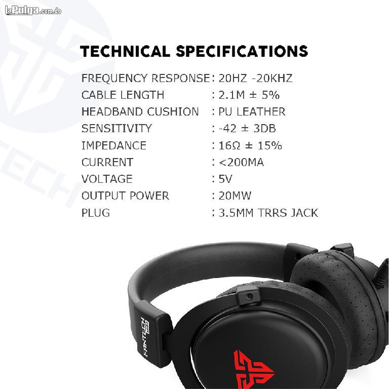 Headset Fantech MH82 Echo W/microphone Gaming Negro Foto 7073754-3.jpg