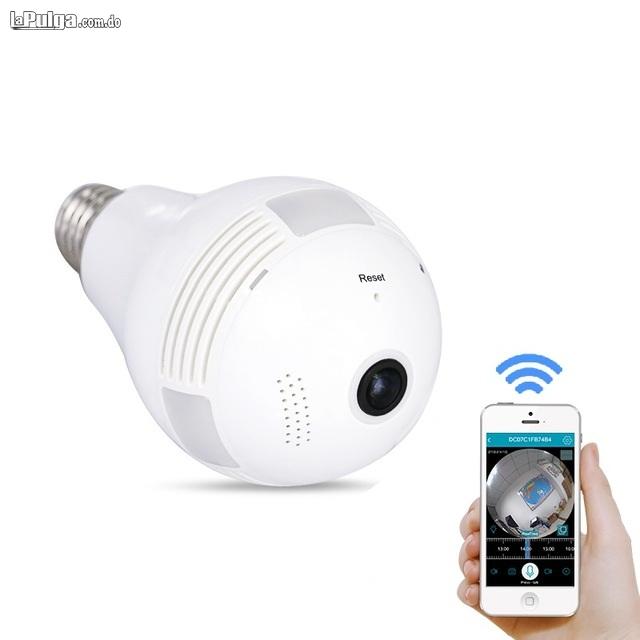 Camara wifi tipo bombillo ideal para monitorear de manera di Foto 7112582-2.jpg