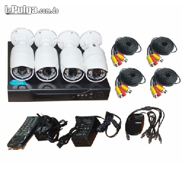 KIT de 4 Camaras de seguridad  DVR  Cables  Mouse CCTV Foto 7112587-3.jpg