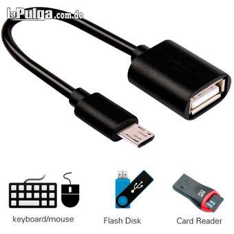 OTG V8 micro USB conecta dispositivo USB a tu celular Foto 7115104-3.jpg
