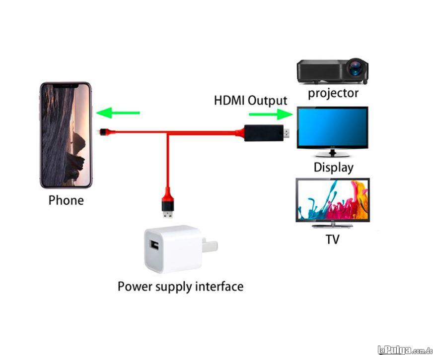 Cable HDMI para celulares iPhone - duplica en tu TV la pantalla de tu  Foto 7115645-3.jpg