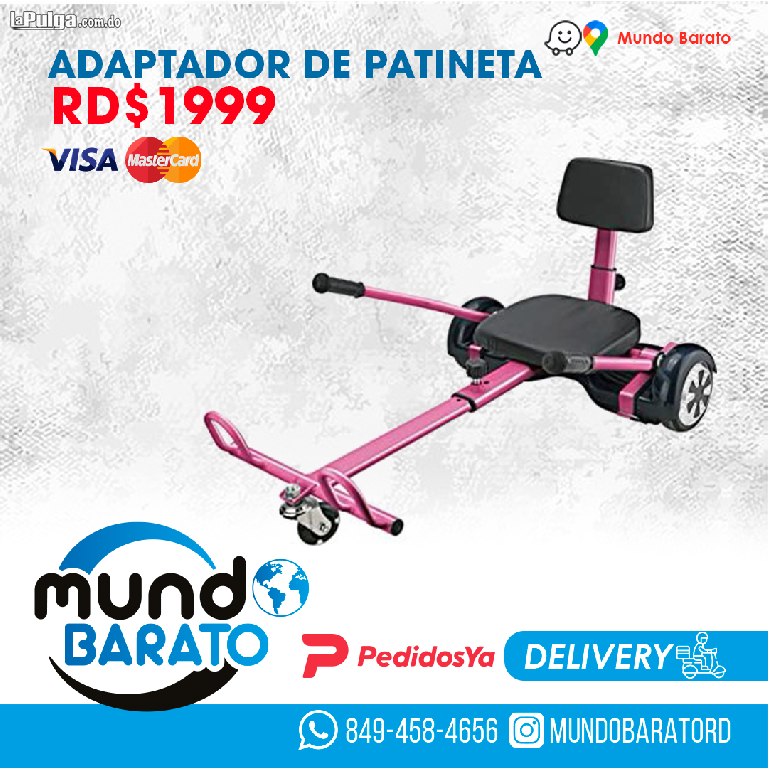 Adaptador de Patineta Electrica en Carrito go kart hoverboard scooter  Foto 7124001-2.jpg