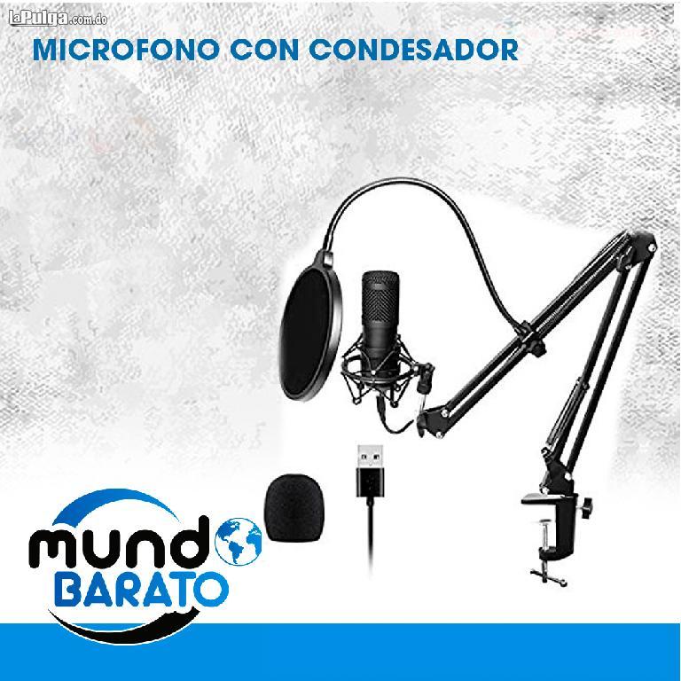 Microfono De Condensador Profesional Kit EStudio  Araña  anti pop  Foto 7124732-5.jpg