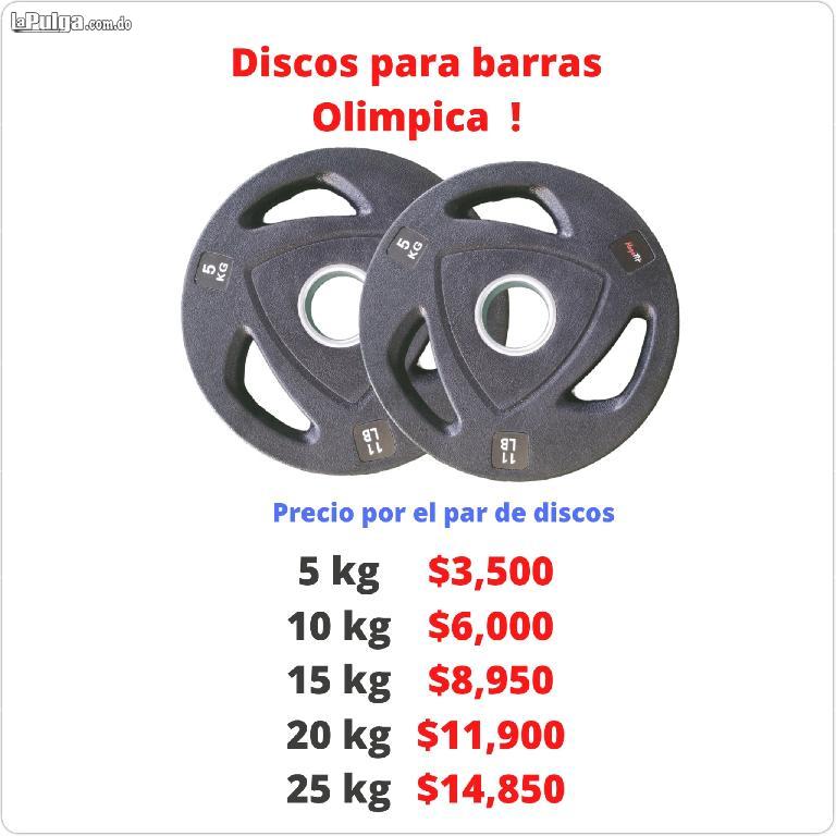 Discos para barras Olimpica  Foto 7140154-1.jpg