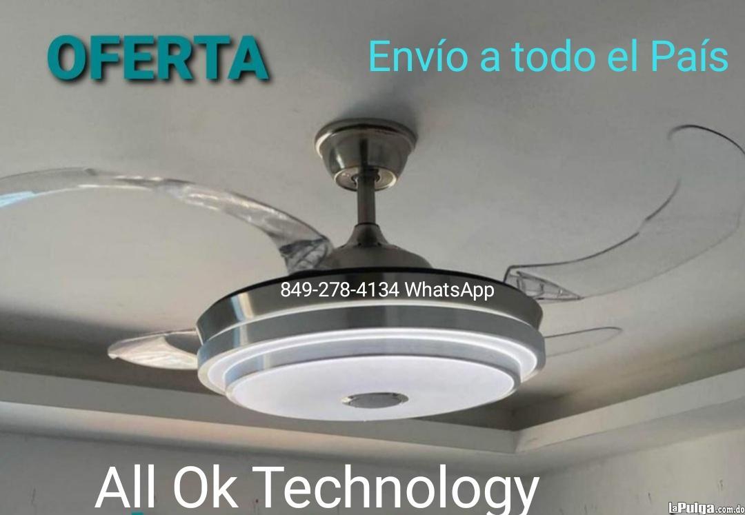 Super Especial Abanicos Lámparas De Led Y Bluetooth Con Control Remot Foto 7149004-1.jpg
