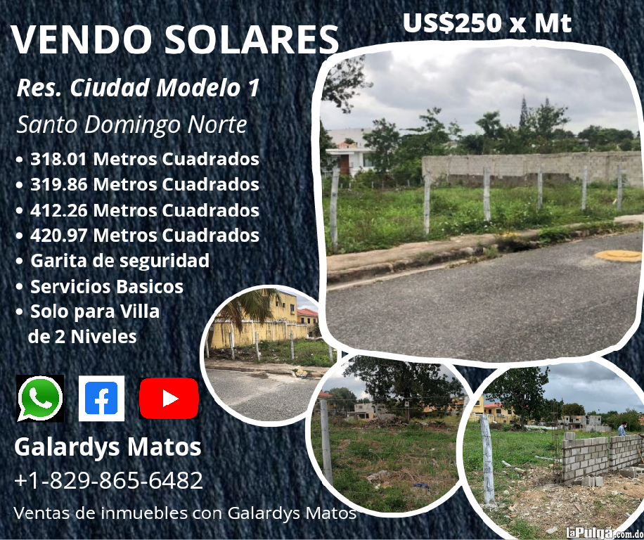 Solares en Residenciales de Santo Domingo Norte y Mas Foto 7153481-3.jpg