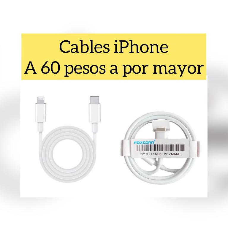 Cables de iPhone a 70 pesos  Foto 7173047-1.jpg