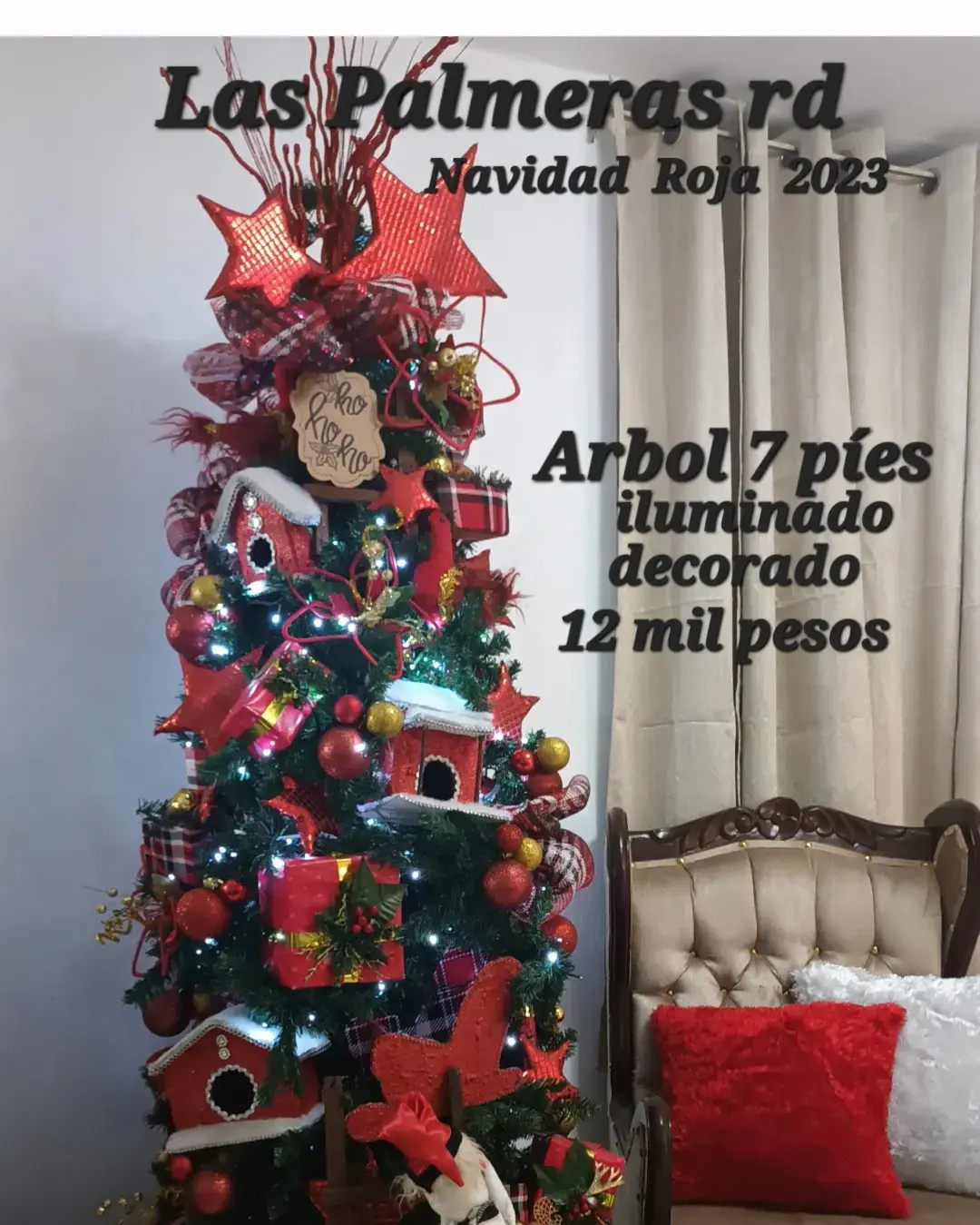 Arbol navidad 7 pies con luces y decoracion Foto 7175835-3.jpg
