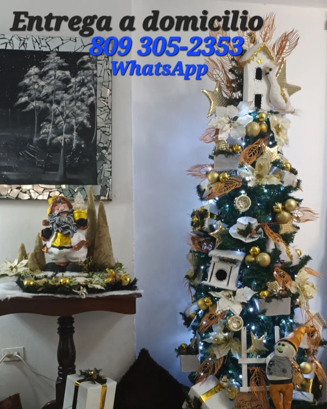Arbol navidad 7 pies con luces y decoracion Foto 7175835-4.jpg