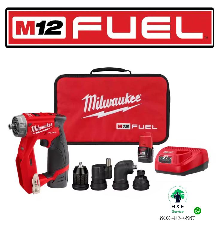 Milwaukee M12 FUEL - Kit de Taladro Atornillador 4 en 1 Foto 7189123-1.jpg
