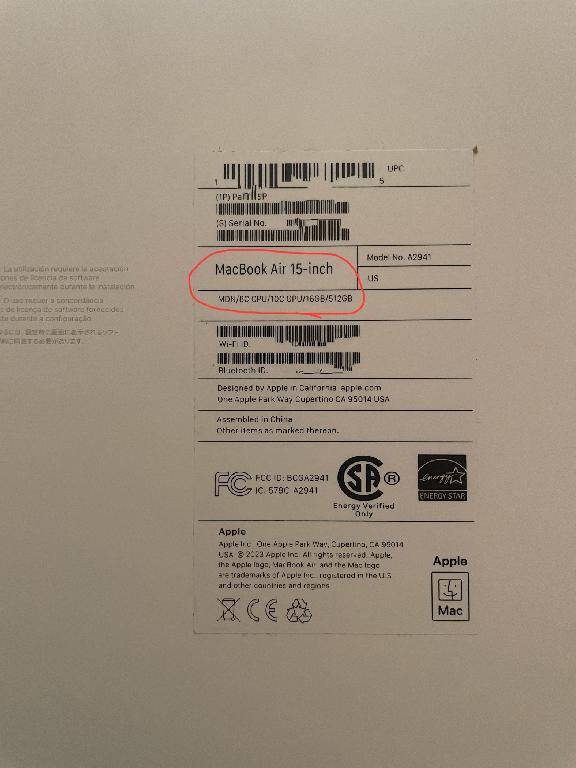 Se vende MacBook Air M2 15 2023 Foto 7201152-D6.jpg