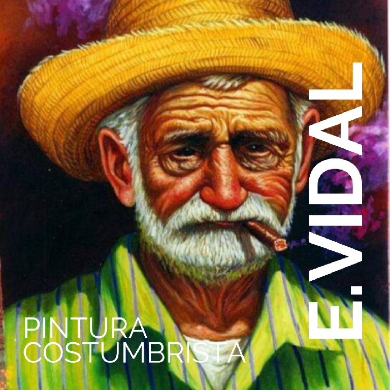 Pintor Dominicano cuadro Costumbrista Obra De Arte E.vidal Foto 7203615-2.jpg