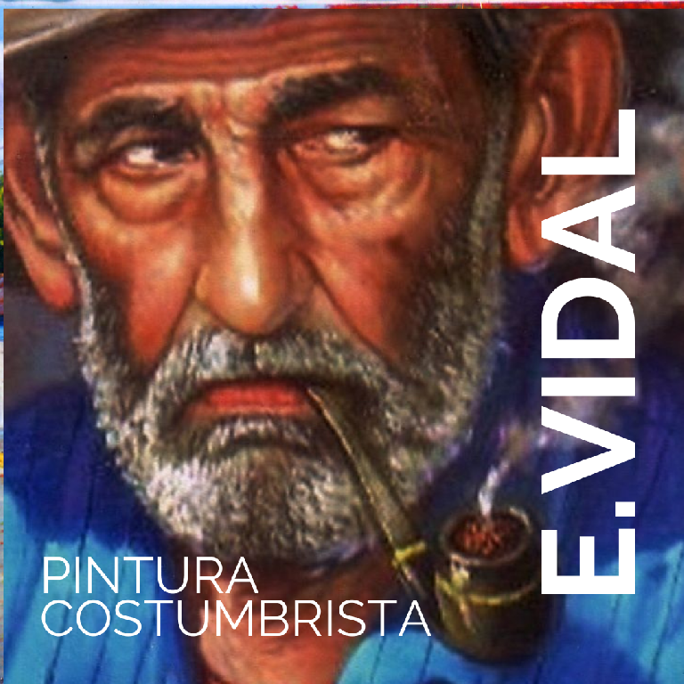 Pintor Dominicano cuadro Costumbrista Obra De Arte E.vidal Foto 7203615-3.jpg