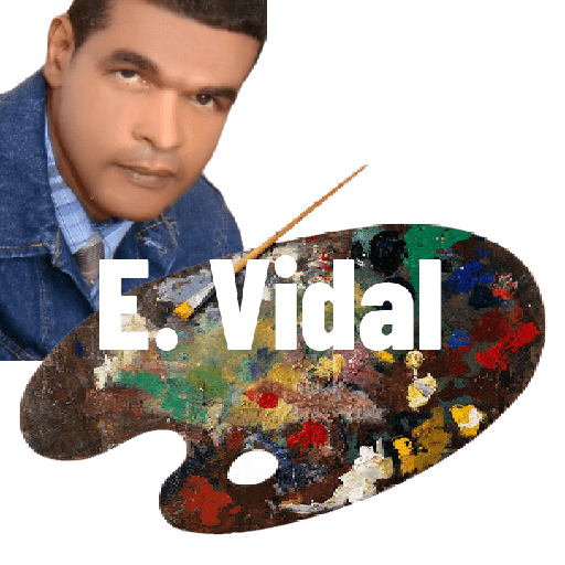 Pintor Dominicano E.Vidal pintura costumbrista  Foto 7210032-6.jpg