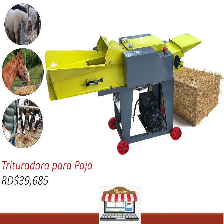 Trituradora cortadora procesadora de paja heno para alimento de animal Foto 7211086-1.jpg