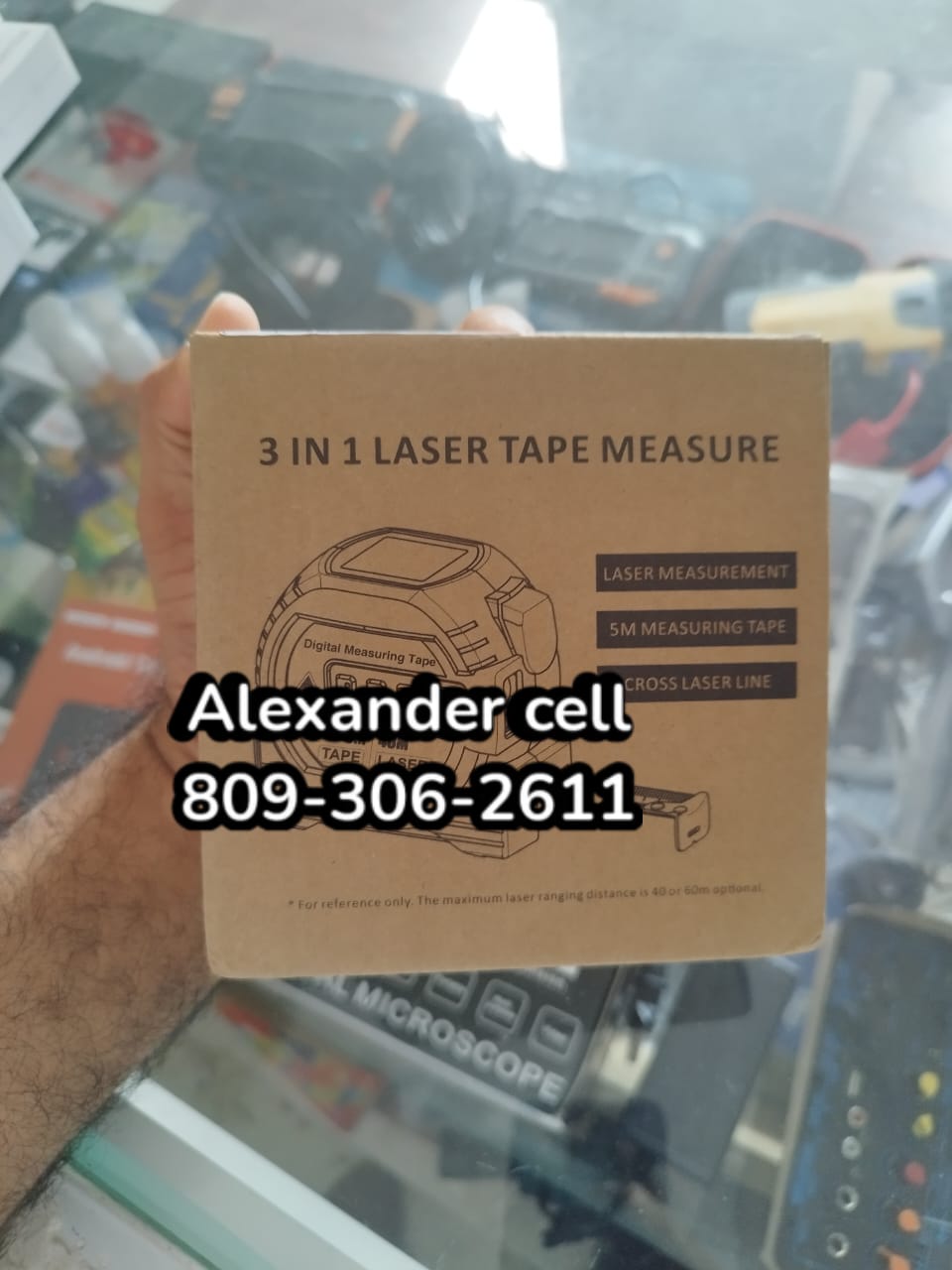 Laser Tape Measure 3 In 1 Digital Tape Measure High Precision Laser Ra Foto 7211888-2.jpg