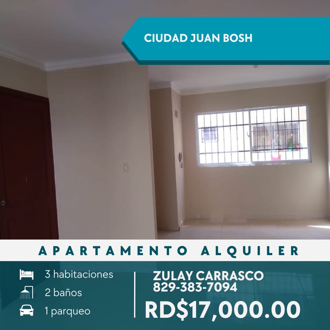 Alquilo apartamento en Ciudad Juan Bosh Residencial Sembrador lV. Foto 7218068-1.jpg