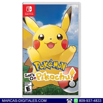 Pokemon lets go pikachu juego para nintendo switch