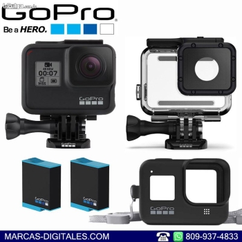 Gopro hero7 black edition videocamara deportiva ultra hd 4k 12mp combo