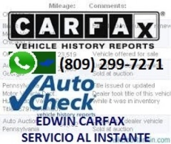 Carfax originales en menos de 5 minutos