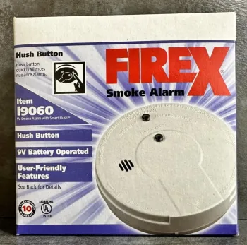 Detector de humo autónomo alarma  de seguridad led