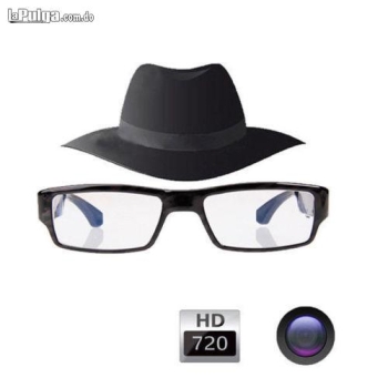 Camara lente gafas  espía oculta vídeo y sonido